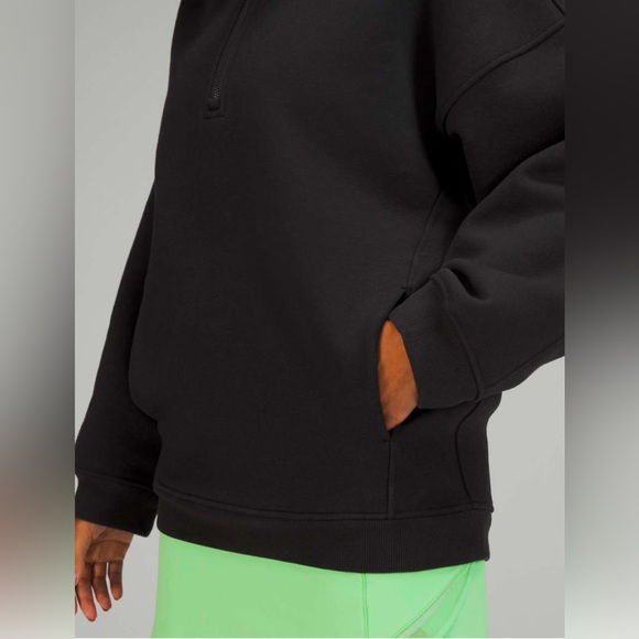 Lululemon Thick Fleece Half-Zip, Black, Size XS/S - Picture 2 of 8
